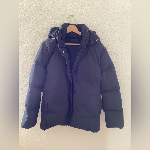 Jenni Kayne Everyday Black Puffer Down Jacket with Hood